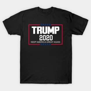 Trump 2020 US President Election Keep America Great T-Shirt T-Shirt